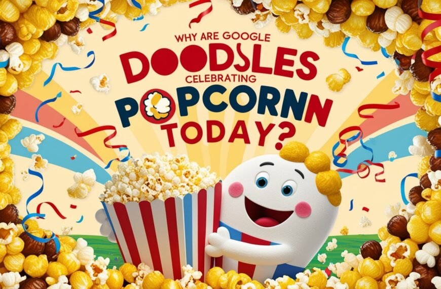 Why Are Google Doodles Celebrating Popcorn Today?